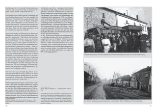 Lisdorf wegen der zu erwartenden Kriegshandlungen
verlassen und uns auf einen Weg ins Ungewisse be-
geben. Ich war damals zwölfeinhalb Jahre alt.
Die Landwirte von Lisdorf und der Holzmühle mit
ihren Familien hatten einen Treck von ungefähr 120
Wagen mit Pferdefuhrwerke zusammengestellt. Eine
Gasmaske für jeden musste im Wogen mitgeführt
werden. Unser Wegführte uns über Schmelz, Her-
meskeil und Simmern. Zwischenzeitlich wurden alte
und kranke Leute und auch Frauen mit Kleinkindern
vom Roten Kreuz von den Wagen genommen. Auch
sie erwartete eine ungewisse Zukunft.
Unsere letzte Station vor Überqueren des Rheins war
Halsenbach, seitlich der Hunsrückhöhenstraße gele-
gen. Dort mussten wir 3 Tage warten, denn zwischen
St. Goar und St. Goarshausen wurde von deutschen
Pioniereinheiten für uns eine Schiffsbrücke gebaut.
Schließlich ging es weiter; täglich erreichte man an-
dere Orte, wo wir auf Wiesen und Sportplätzen über-
nachteten oder Privatquartiere bezogen. - Weil wir
aber mit unseren Wagen, einer langen Karawane ähn-
lich, die Straßen des militärischen Nachschubs blo-
ckierten, wurden wir in Altenstadt in Oberhessen
auf 2 Züge der Reichsbahn verladen. Auch zu diesem
Zeitpunkt wusste niemand von uns, wo es hinge-
hen sollte! In der Nacht hielt der Zug in Fulda, und
am nächsten Tag waren wir in Bleicherode. Von dort
wurden wir auf die umliegenden Dörfer verteilt. Un-
ser Bestimmungsort nach fast 3wöchiger Tortur für
Mensch und Tier war Schiedungen, ein kleines Bau-
erndorf etwa 18 Kilometer von Bleicherode und 22 Ki-
lometer von Nordhausen entfernt.
Dort waren wir insgesamt 1 Jahr lang. Da wir aus ei-
nem bäuerlichen Betrieb kamen, arbeiteten die Eltern
mit dem mitgebrachten Pferdegespann in der Land-
wirtschaft mit. Nachdem der „Frankreichfeldzug“ be-
endet war, durften wir wieder heim.“3
...
Die Zwangsevakuierung der „roten Zone“ ende-
te am 1. Juli 1940. Daraufhin kehrten im August
und September nach und nach so viele Lisdor-
fer aus den Rückführungsgebieten in Thürin-
gen wieder in ihrer Heimat zurück, dass am 15.
September der Schulunterricht in Saarlautern 4,
wie Lisdorf offiziell hieß, wiederaufgenommen
werden konnte. Da in Lisdorf weder Behörden
noch öffentliche Betriebe in der Evakuierungszeit
3) Klein-Rullang, Rosa: Unsere Kleine Harzreise - Erleb-
nisbericht aus 2 Lebensabschnitten; 2 S.; im Schularchiv
Lisdorf
vorhanden waren bzw. weitergearbeitet hatten,
war der Ort ein Jahr lang von seinen Einwohnern
geradezu entvölkert. Stattdessen war 1939 Vor-
ort ein Feldlazarett eingerichtet worden, das bis
1940 bestand. Auch waren zur Verbesserung der
Luftabwehr über Saarlautern 1939 eine Schein-
werferstellung im Oberbruch sowie eine Flakstel-
lung an der alten Banngrenze zu Saarlouis und
zwei Flakgeschütze am Flurkreuz an der Wegga-
bel Neuforweiler - Geisberg eingerichtet worden.
Als Truppenstandort in der ,,roten Zone“ waren
in Lisdorf außerdem 1939/40 drei Artillerie-Stel-
lungen eingerichtet worden, die sich auf dem
Sportplatz Rosenthal, im Ortsteil Holzmühle und
bei der Villa Ruff befanden.
In der Zwischenzeit hatten zusammengestell-
te Arbeitskommandos die Ernte des Jahres 1939
eingebracht und im Frühjahr 1940 auch einen
großen Teil des Ackerlandes bestellt. 4
Weil die
Häuser, Gärten und Viehbestände vor der Eva-
kuierung nicht vollständig gesichert werden
konnten, fanden die Lisdorfer ihr Eigentum teil-
weise in einem relativ verwahrlosten Zustand
wieder vor. Der Rindviehbestand war sogar um
80% zurückgegangenen.5
4) vgl.: KRETSCHMER. R,: ... Saarlouis 1680 - 1980; S.
738.
5) II.Weltkrieg im Kreis Saarlautern: Fragebogen der Kom-
mission für Saarländische Landesgeschichte und Volksfor-
schung über die Schicksale der saarländischen Gemeinden
und ihrer Bevölkerung im II.Weltkrieg; Gemeinde Lisdorf;
v. 6.Oktober 1955; beantwortet von den Lisdorfer Bürgern
Mary Lonsdorfer, Bezirksvorsteher Weiler, Herrn Deichler
und Felix Schwarz
Lisdorfer Bauern beim Dreschen während des Erntekommandoeinsatzes 1939, zur Zeit der Evakuierung.
Zur Zeit der Evakuierung glich Lisdorf einer „Geisterstadt“. Hier ein Bild aus der Provinzialstraße.
10 11
 