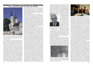 Am 1. September 1939, also vor 80 Jahren, wur-
de der verheerende zweite Weltkrieg durch den
deutschen Überfall auf Polen ausgelöst und die
Bewohner in der sogenannten „Roten Zone“
mussten ihre Heimat für knapp ein Jahr ver-
lassen. Die „Rote Zone“ war ein Grenzstreifen
von mehreren Kilometern entlang der deutschen
Westgrenze (Frankreich, Luxemburg, Belgien
und Holland), der als Aufmarschgebiet für den
vorgesehenen Westfeldzug der Deutschen zuvor
von den Nazis ausgewiesen worden war. Lisdorf
lag vollständig in der „Roten Zone“ und musste
demzufolge ab Ende August/Anfang September
1939 geräumt werden. Als Evakuierungsgebiet
waren Thüringen, Nordhessen und die Gegend
südlich und östlich des Harzes, heute Nieder-
sachsen und Sachsen-Anhalt, vorgesehen. Der
weite Weg wurde mit Eisenbahn, Lastwagen und
für die Bauern verpflichtend mit Pferdefuhr-
werken zurückgelegt. Dies geschah ortsweise in
geschlossenen Trecks von bis zu mehreren Hun-
dert Pferdefuhrwerken. Nur das Allernötigste
durfte mitgenommen werden. Die Fuhrwerks-
besitzer waren verpflichtet, auch Nachbarn, Ver-
wandte und Bekannte mitzunehmen, soweit auf
ihren Wagen Platz war.
Rudolf Lonsdorfer aus der Holzmühler Stra-
ße und Heiner Groß haben als 11-jähriger bzw.
1-jähriger den wochenlangen Treck auf Acker-
wagen mit ihren Familien miterlebt. Der Lisdor-
fer Pferdefuhrwerkstreck umfasste mehr als 100
Wagen, davon allein von der Holzmühle etwa 20.
Die von Pferden gezogenen Ackerwagen waren
zum Schutz vor Regen mit Planen überzogen. Als
1-jähriger damals habe ich (Heiner Groß) keine
konkreten Erinnerungen daran im Gegensatz zu
meiner damals 3-jährigen Schwester Agnes und
dem 11-jährigen Rudolf Lonsdorfer.
Im Lisdorfer Heimatblatt Nr. 1 vom November
1999 ist die Evakuierung nach Thüringen von
Wolfgang Mang und Rudolf Lonsdorfer einge-
hend beschrieben. Der Trierer Historiker Arnt
Finkenberg hat in seinem sehr empfehlenswerten
Band 5 der Stadtgeschichte von Saarlouis „Lis-
dorf von der Steinzeit bis zur Gegenwart (1996)“
den Treck der Lisdorfer Landwirte nach Thürin-
gen anhand von Aufzeichnungen der Treckteil-
nehmer Richard Ecker (als Soldat gefallen), Paul
Morguet † und Rosa Klein-Rullang † auf den Sei-
ten 232 bis 238 ebenfalls ausführlich geschildert.
Rudolf Lonsdorfer (91) kam als damals 11-jäh-
riger mit seiner Familie am 29. September 1939
in Nordhausen mit weiteren Lisdorfern an. Dort
wurden sie auf dem wenige Kilometer entfern-
ten Rittergut Großwerther einquartiert. Dieses
Rittergut gehörte damals der Firma Frank und
Kathreiner („Kathreiner Kaffee“), war 2500 Mor-
gen groß und beschäftigte ca. 60 Personen. Seine
Eltern Josef Lonsdorfer und Berta geb. Kreut-
zer, seine Schwester Rosa, später verheiratet mit
Alois Stutz aus Lisdorf und sein Bruder Josef
(1944 in Russland gefallen) fanden Beschäfti-
gung auf dem Hofgut. Auch ihre beiden Pferde
wurden eingesetzt. Rudolf besuchte die dorti-
ge Volksschule. Die kirchentreuen katholischen
Lisdorfer besuchten auch fern von der Heimat
den sonntäglichen Gottesdienst. Die nächstge-
legene Kirche mit katholischen Messen in der
überwiegend evangelischen Bevölkerung um
Nordhausen war der Dom zum Heiligen Kreuz
Nordhausen/Thüringen und sein Dom zum Heiligen Kreuz
Erinnerungsorte für Evakuierte aus Lisdorf vor 80 Jahren
Dom zum Hl. Kreuz in Nordhausen mit sonntäglichen
katholischen Messen. Hier wurden während der Evaku-
ierung Lisdorfer getauft, gefirmt, getraut und zur Erst-
kommunion geführt.
in Nordhausen, knapp 10 km entfernt. Für den
Weg zum Gottesdienst stellte das Rittergut eine
Kutsche zur Verfügung. Dort trafen sie auch die
anderen Lisdorfer, die in der Umgebung unterge-
bracht waren. Rudolf, der noch vor Kriegsbeginn
im Jahr 1937 seine Erstkommunion zu Hause
gefeiert hatte, wurde als 12-jähriger im Dom zu
Nordhausen gefirmt. Seine Erinnerung daran ist
auch heute noch sehr
lebendig. Ebenso die
wöchentlichen Besuche
mit seiner Familie in
der Nordhauser Gast-
stätte „Zum Mohr“, die
von dem Lisdorfer Pe-
ter Morguet (Emmes
Pitt) betrieben wur-
de. Dort trafen sich re-
gelmäßig auch andere
Lisdorfer aus der Um-
gebung. Peter Mor-
guet habe die von ihm
gepachtete Gaststätte
mit Lisdorfer Heimat-
motiven bemalt und mit großen Lettern darun-
ter geschrieben: „Lisdorf, am grünen Saum der
Saar“, so berichteten Rudolf Lonsdorfer und die
Tochter von Peter Morguet, Hilde Speicher aus
Schwalbach. Dies brachte den Evakuierten ein
wenig Heimatgefühl.
Aber nicht nur Rudolf Lonsdorfer hat gute Er-
innerungen an Nordhausen und seinen Dom,
sondern auch Manfred Nebelung und seine
Schwester Heidi Dzakovic geb. Nebelung. Ihre
Mutter Theresia Rullang aus der Feldstraße (Re-
schen Rullang) hatte während des Krieges ihren
späteren Ehemann aus Appenrode bei Nordhau-
sen kennengelernt und geheiratet. Tochter Heidi
wurde 1944 und Sohn Manfred 1945 in Appen-
rode geboren und im Dom in Nordhausen ge-
tauft. Nach ihrer Trennung 1947 kehrte Theresia
Nebelung geb. Rullang mit ihren Kindern Heidi
und Manfred wieder nach Lisdorf zurück. Wäh-
rend einer Reise des VHL im Sommer 2001 in
die Evakuierungsgebiete der Lisdorfer in Thü-
ringen, die im Heimatblatt Nr. 4 vom Dezem-
ber 2001 eingehend beschrieben ist, stellten sich
weitere Lisdorfer Beziehungen zu Nordhausen
und seinem Dom heraus. Einige ältere Mitrei-
senden erinnerten sich bei der Besichtigung des
Doms an ihre sonntäglichen Gottesdienstbesuche
vor mehr als 60 Jahren. Die Mitreisende Chris-
ta Schwarz-Schmitt berichtete, dass ihre Eltern
während der Evakuierungszeit im Nordhause-
ner Dom getraut wurden. Die Mitreisenden Ma-
ria von Maurice-Weiler und Monika Wilke, die
nach dem Krieg aus ihrer Geburtsstadt Nordhau-
sen nach Lisdorf gekommen war, trafen sich mit
dort heute noch lebenden Verwandten.
Seit der Gründung des VHL im Jahr 1997 beste-
hen gute Kontakte zur Familie Wolfgang und
Margarete Gebler aus Hohenstein-Trebra, ca. 35
km westlich von Nordhausen. Margaretes Mut-
ter, Greta Spaniol aus Lisdorf, lernte während
der Evakuierung 1939/40 in Thüringen den Ho-
ferben Oskar Kohlrabe aus Trebra kennen, den
sie später im Standesamt von Andernach/Rhein,
wo ihr Bruder Alois Spaniol damals Oberbürger-
meister war, heiratete. Bei der Fahrt der Lisdorfer
Reisegruppe 2001 mit mehr als 50 Personen wur-
den wir von Familie Gebler auf ihrem Hof in Tre-
bra herzlich empfangen und köstlich bewirtet.
Alle Teilnehmer erinnern sich sehr gerne daran.
Obwohl weitere Reisen des VHL nach Thüringen
geplant waren, ist es bisher aus verschiedenen
Gründen nicht dazu gekommen. Inzwischen sind
auch viele der damals Evakuierten verstorben
oder aufgrund ihres Alters nicht mehr reisefähig.
Rudolf Lonsdorfer wurde
1940 im Dom zum Hl. Kreuz
als zwölfjähriger gefirmt.
Heidi Dzakovic-Nebelung (2 J.) und Manfred Nebelung
(1) mit ihrer Mutter Reschen Nebelung-Rullang 1946 in
Apperode bei Nordhausen. Heidi und Manfred wurden
im Dom zum Hl Kreuz getauft.
Heidi mit ihrer inzwischen verstorbener Mutter „Re-
schen Rullang“ und ihren Söhnen Sascha und Dragan
12 13
 