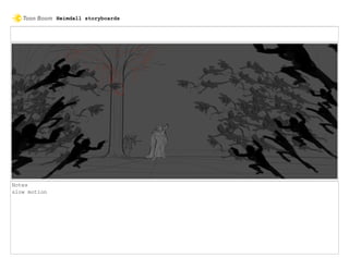 Notes
slow motion
Heimdall storyboards
 