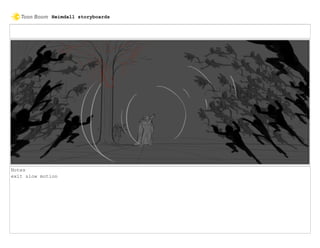 Notes
exit slow motion
Heimdall storyboards
 