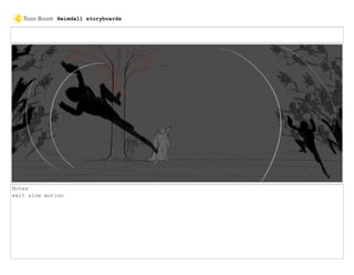 Notes
exit slow motion
Heimdall storyboards
 