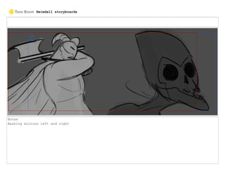 Notes
Bashing minions left and right
Heimdall storyboards
 