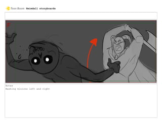Notes
Bashing minions left and right
Heimdall storyboards
 