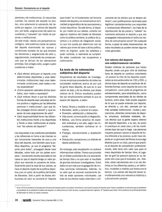 Los valores del deporte | PDF