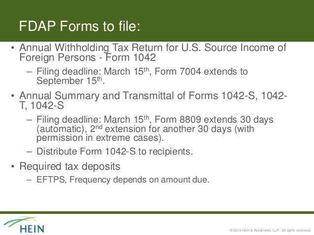 energy industry accounting and tax update july 2013 form 1042 t