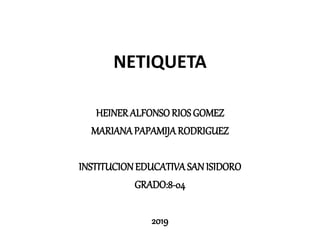 Heiner y mariana (3) | PPT