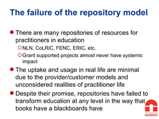 Open Source Community Models for Supporting Educational Practice | PPT