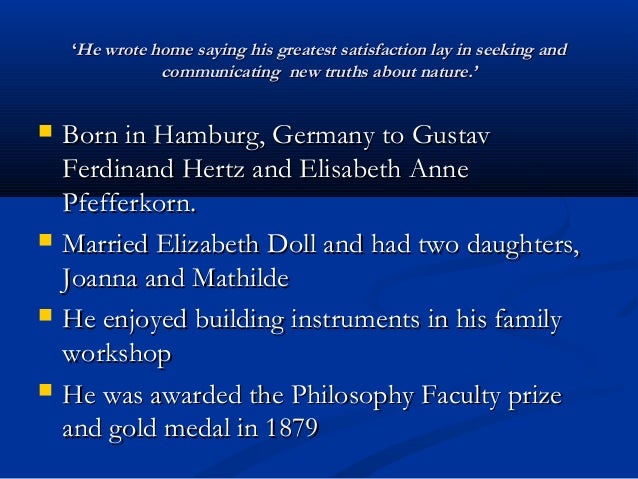 Heinrich rudolf hertz