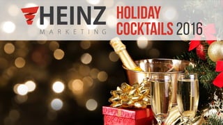 Heinz Marketing Holiday Cocktails 2016