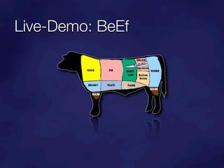 Live-Demo: BeEf
 