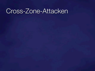 Cross-Zone-Attacken
 