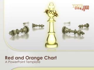 Red and Orange Chart
A PowerPoint Template
 