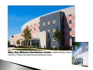 Mary Kay Midwest Distribution Center - Hoffman Estates, Illinois
135,900 s.f., Build-to-Suit Warehouse & Distribution Center
 
