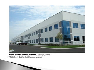 Blue Cross / Blue Shield - Chicago, Illinois
138,000 s.f., Build-to-Suit Processing Center
 
