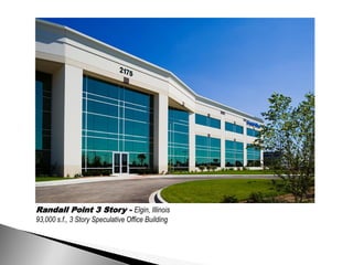 Randall Point 3 Story - Elgin, Illinois
93,000 s.f., 3 Story Speculative Office Building
 