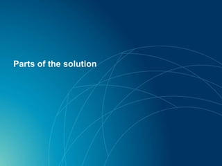 Parts of the solution
 