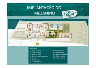 IMPLANTAÇÃO DO
   MEZANINO
 