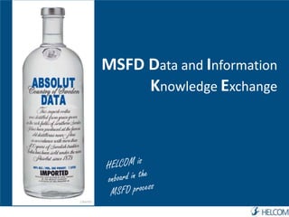 MSFD Data and Information 
Knowledge Exchange 
Libertic 
 