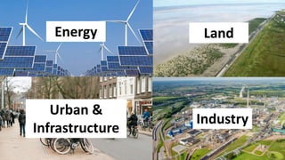 Energy Land
Industry
Urban &
Infrastructure
 