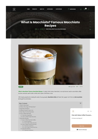 Espresso Macchiato: Step-By-Step Recipe - F and B Recipes