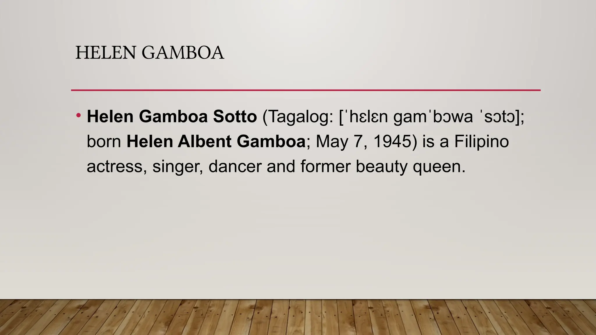 Helen Gamboa Biography, Early Life, Career.pptx