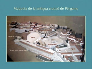 Maqueta de la antigua ciudad de Pérgamo
 
