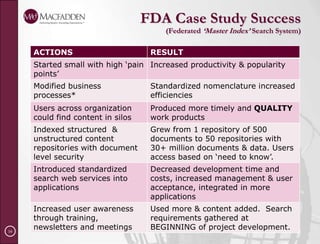 ChallengesAuthenticationShowing each record’s branding and copyright informationLicensed or subscription databasesTrue De-duplicationVirtually impossible because DBs return 10-20 results at a timeVendors usually just de-duping the first results set returned SecurityMapping user credentials and access rights to each repository security modelSpeedLimited by slowest search engine’s performance