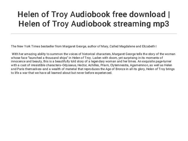 Helen Of Troy Audiobook Free Download Helen Of Troy Audiobook Strea