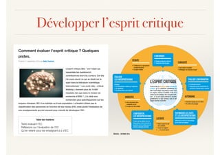 Développer l’esprit critique
 