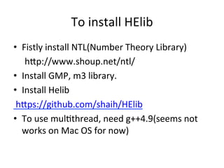 How	
  to	
  decide	
  the	
  levels?
•  Majorly	
  depends	
  on	
  the	
  evaluaFon	
  funcFon	
  
24
Need	
  at	
  least	
  2-­‐levels
1-­‐level	
  may	
  also	
  works
1-­‐level	
  may	
  not	
  works
 