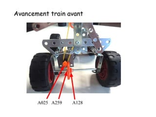 A025 A259 A128
Avancement train avant