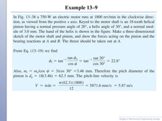 Example 13–9
Shigley’s Mechanical Engineering Design
 