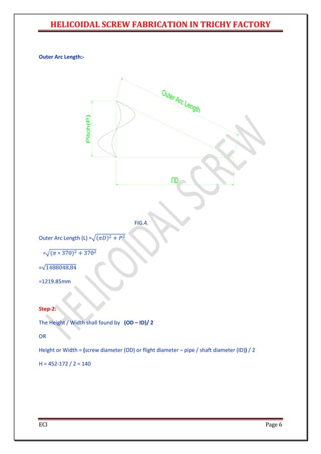 Helical screw design calculation1 PDF