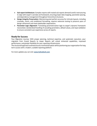HelicalTech Crystal Reports to Jasper Reports Migration Services.pdf