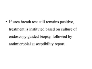 HELICOBACTER PYLORI by Dr Teena Varghese. pptx | PPT