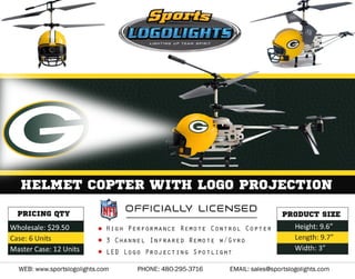Sports Logo Lights Helicopter
