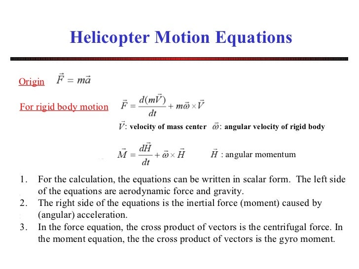 直升机飞行力学 Helicopter dynamics chapter 5