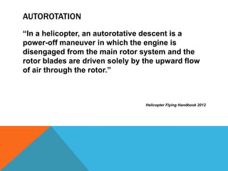 Helicopter emergency procedures | PPTX