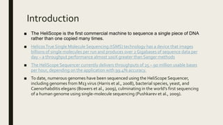 Helicos Sequencing | PPT