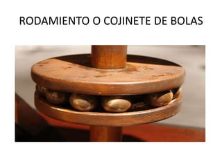 RODAMIENTO O COJINETE DE BOLAS
 