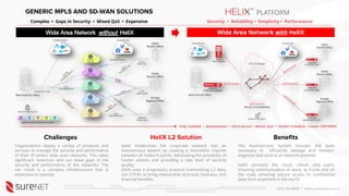 (212) 491-8888 | www.surenetus.com
Wide Area Network without HeliX
Security • Reliability • Simplicity • Performance
Organ...