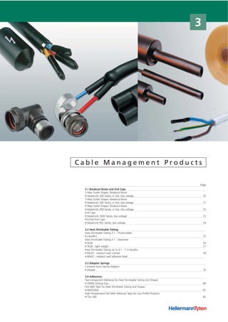 HellermannTyton 132-4-J Heat Shrink Shapes for use in Electrical and Electronic Cable Harness Applications
