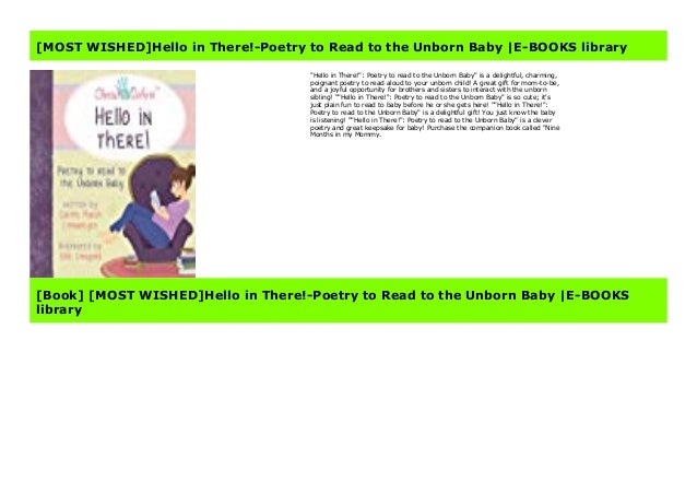 books to read to your unborn baby