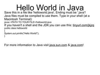 Hello World! | PPT