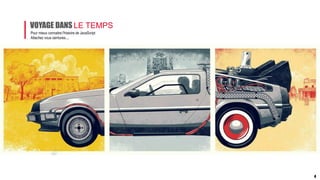 VOYAGE DANS LE TEMPS
Pour mieux connaitre l'histoire de JavaScript
Attachez vous ceintures....
4
 