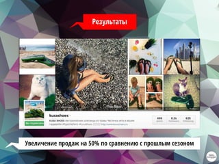 Результаты
Увеличение продаж на 50% по сравнению с прошлым сезоном
 