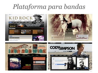 Plataforma para bandas
 