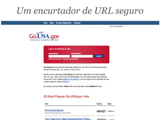 Um encurtador de URL seguro
 