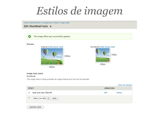 Estilos de imagem
 