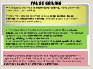 false ceiling | PPTX